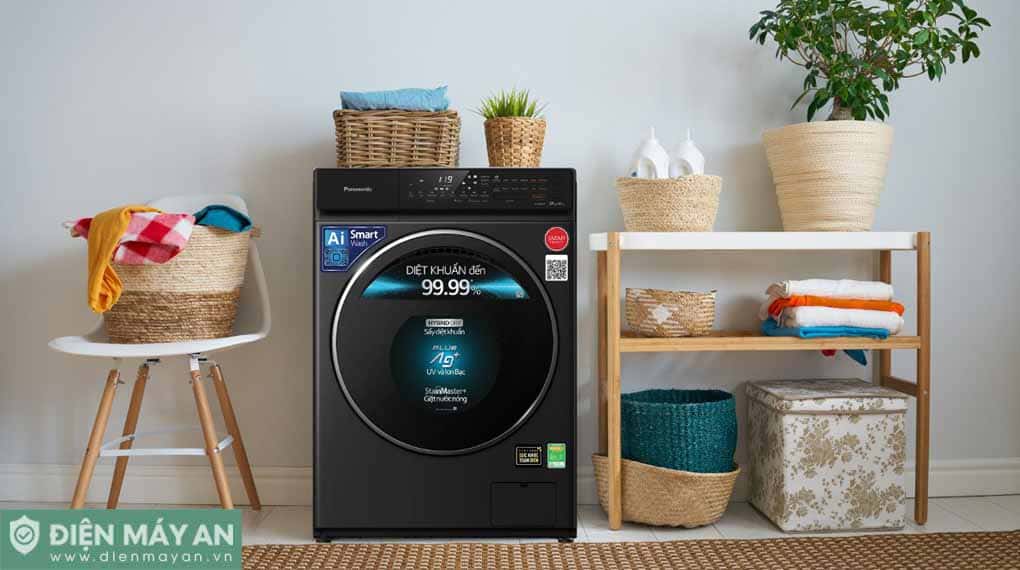 Máy giặt sấy Panasonic Inverter giặt 9 kg sấy 6 Kg NA-S96FR1BVT